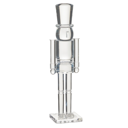 14.75" Clear Acrylic Nutcracker