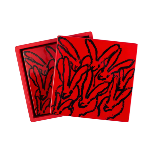 Hunt Slonem | Red Rover Coaster Box