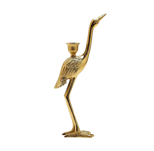 Crane Candle Holder
