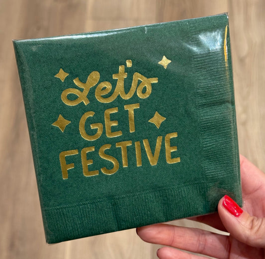 Let's Get Festive Cocktail Napkins