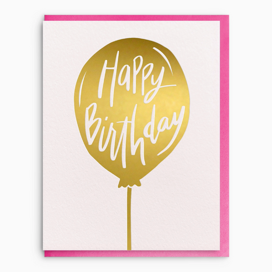 Ballon Birthday Greeting Card