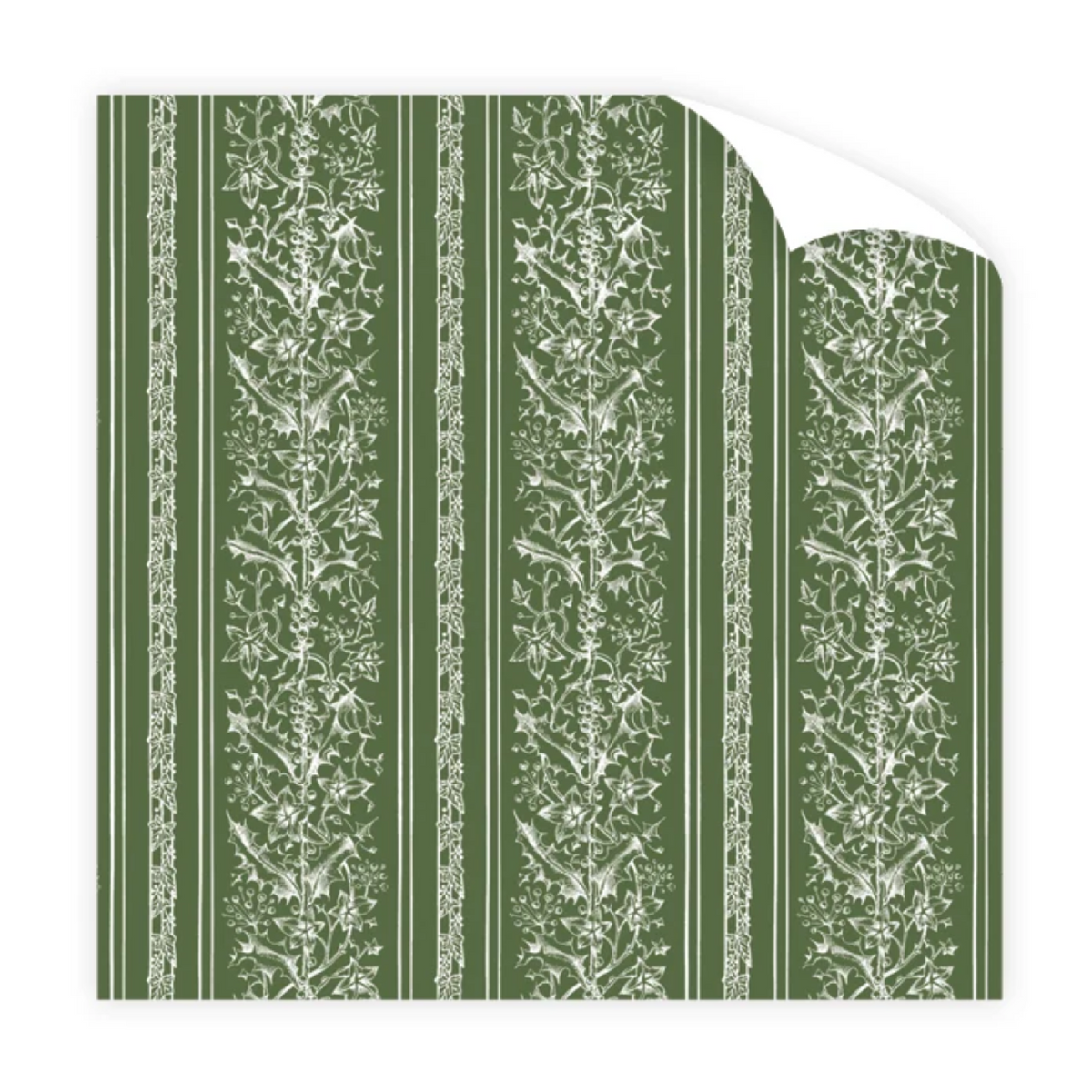 Poetic Green Wrapping Paper