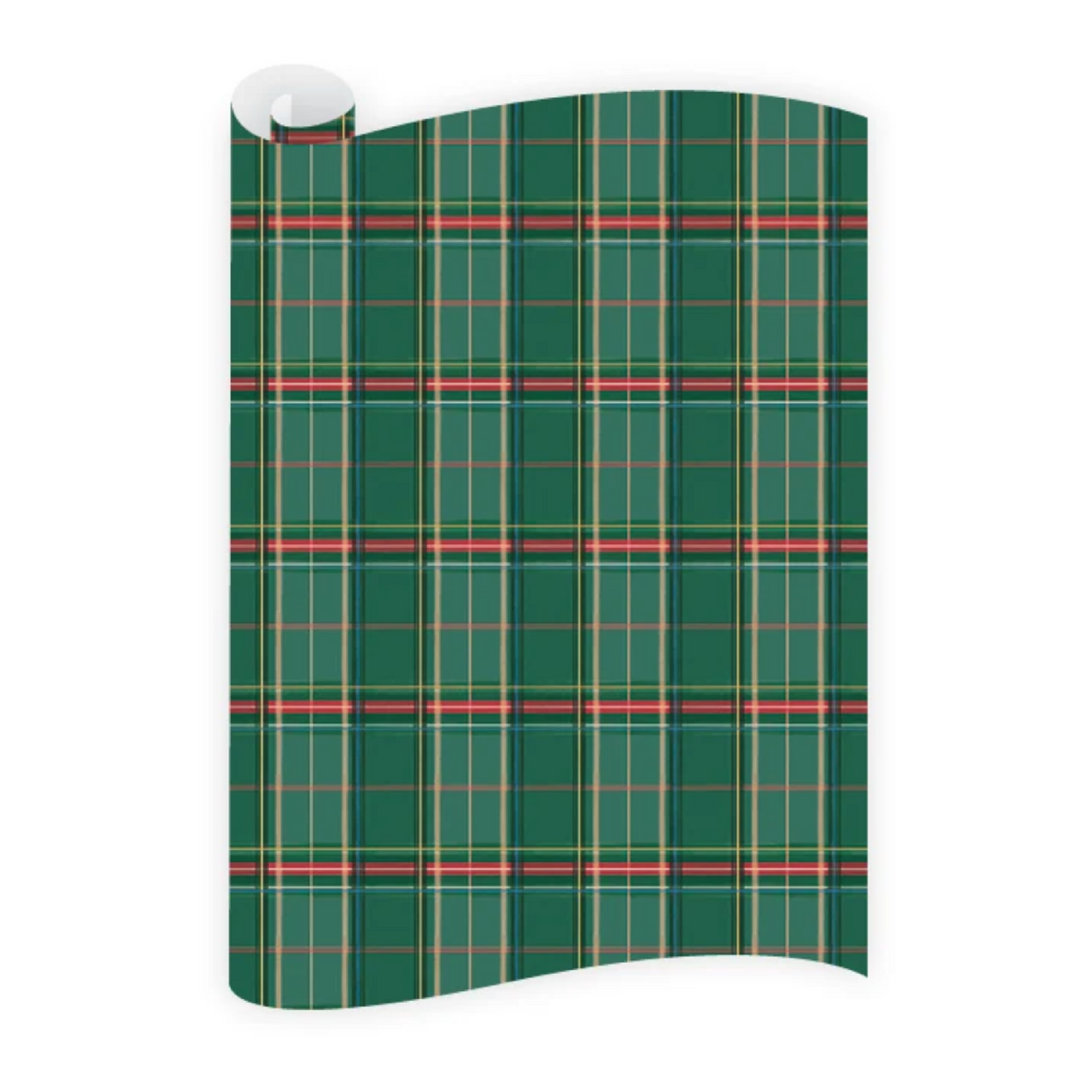 Equestrian Toile Tartan Wrapping Paper