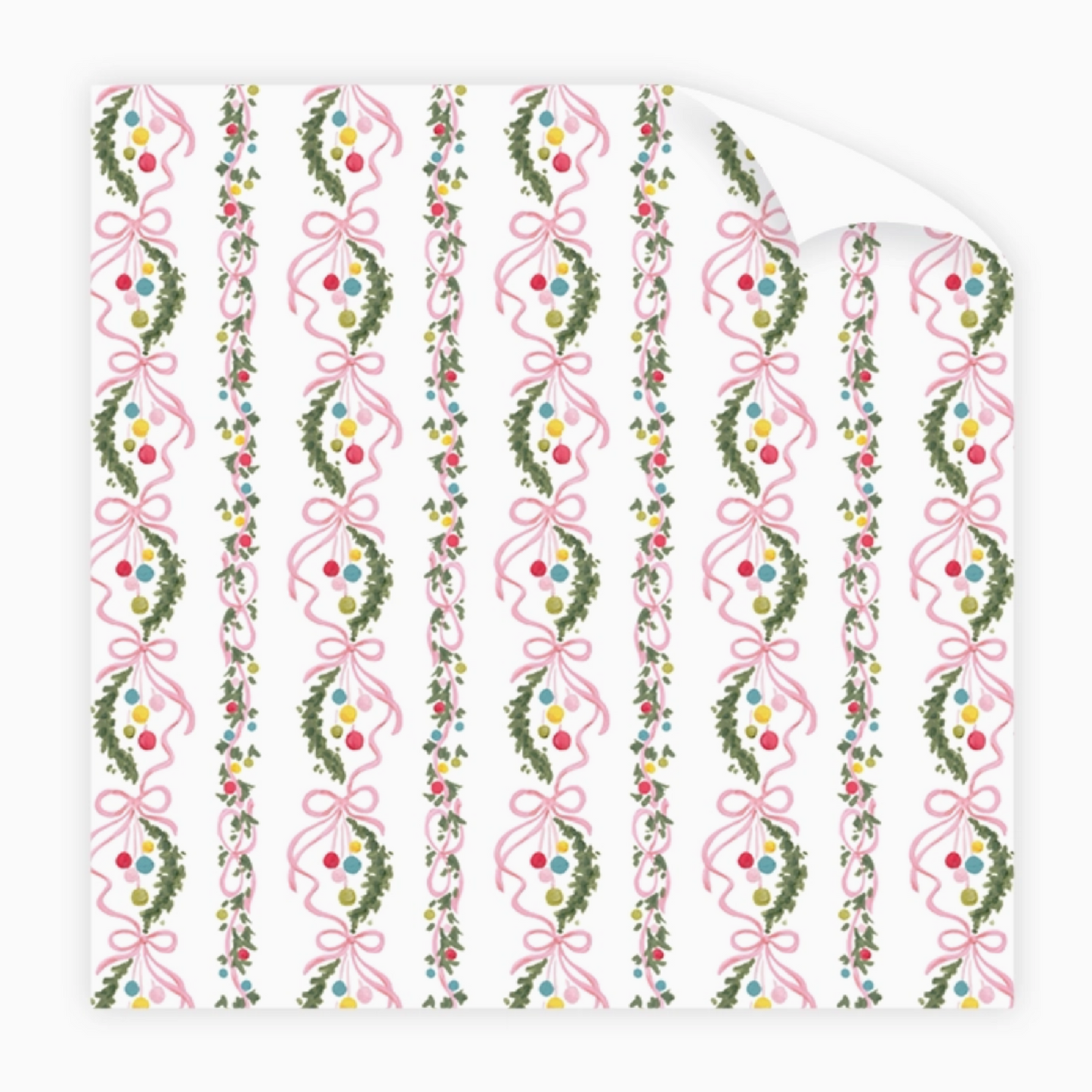 Baubles and Bows Wrapping Paper
