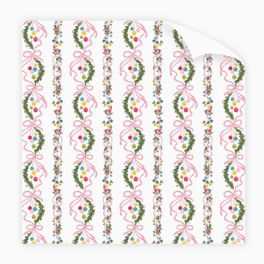 Baubles and Bows Wrapping Paper