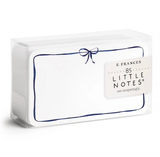 Navy Bow Little Notes