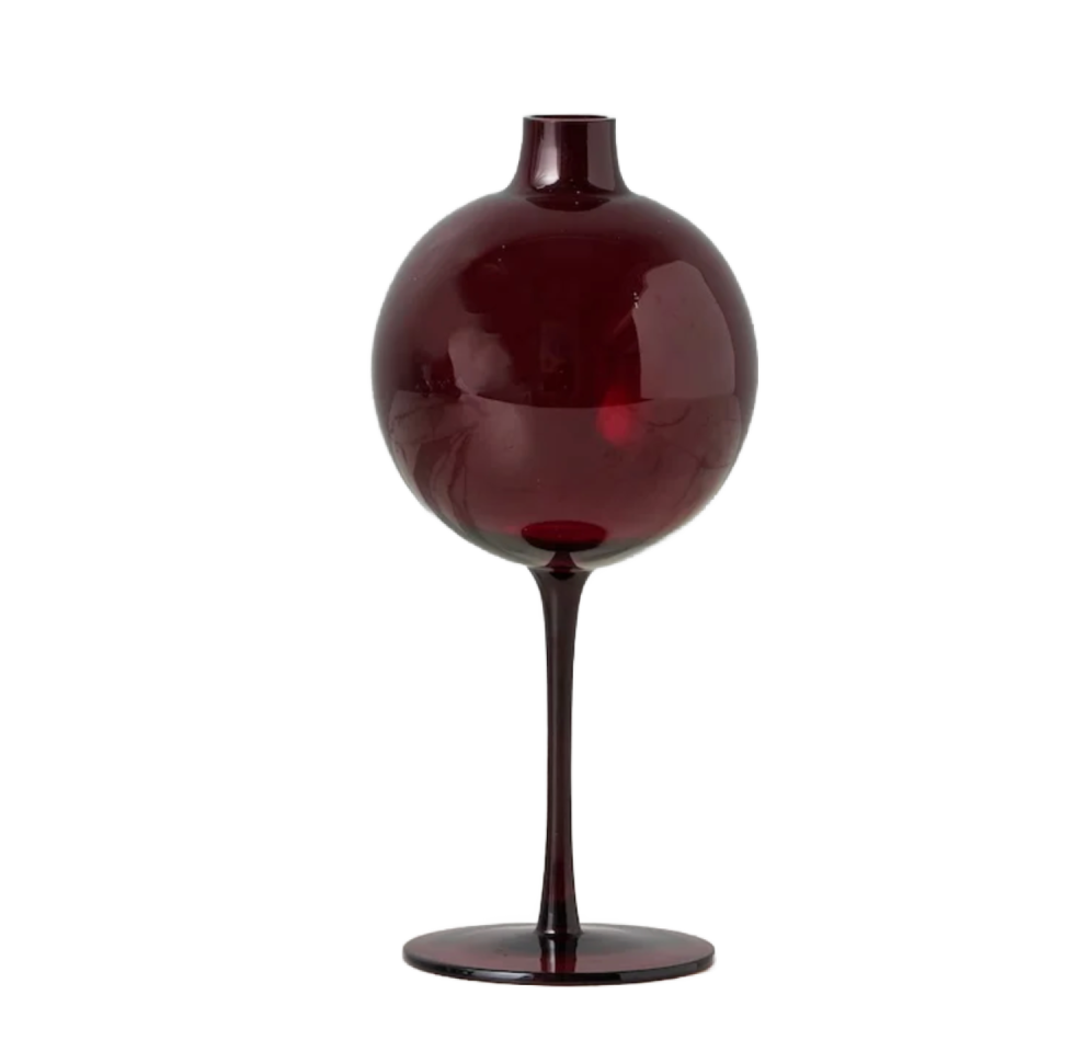 Merlot Wine Glass Vase