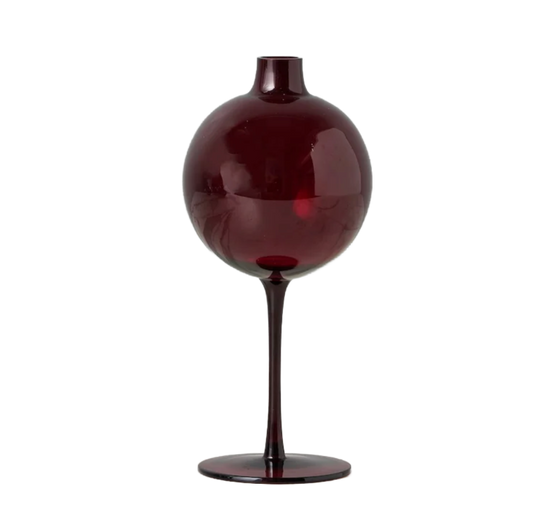 Merlot Wine Glass Vase