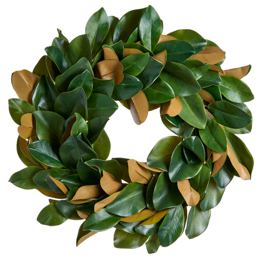 27" Magnolia Leaf Wreath