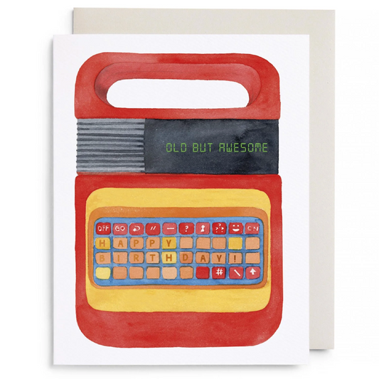 Old But Awesome Greeting Card