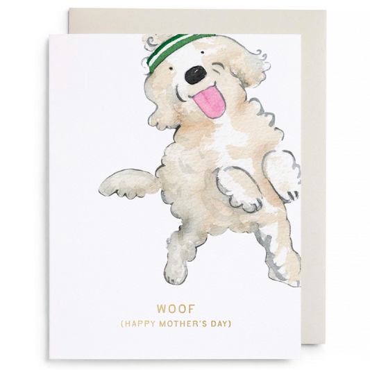 Off Leash Mother's Day Greeting Card