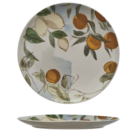 Stoneware Fruit Platter