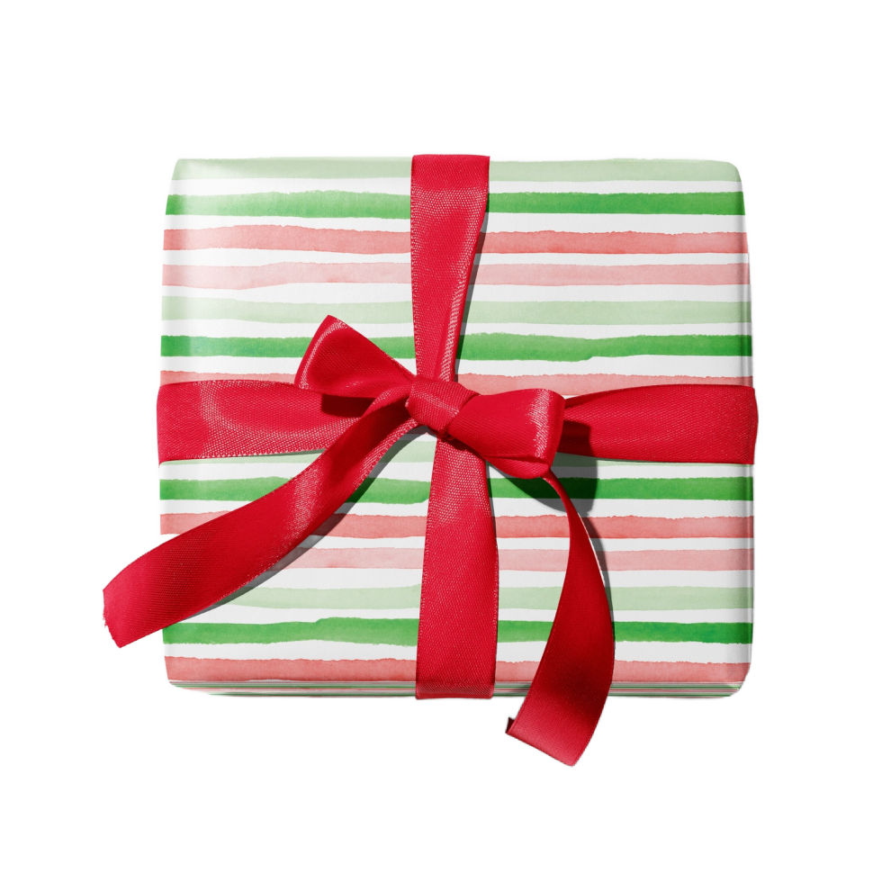 Holiday Stripes Wrapping Paper