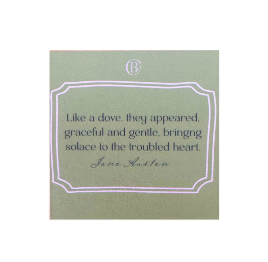 Dove Holy Spirit Green Gift Tag