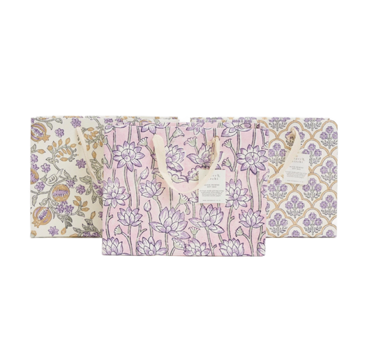 Medium Hand Block Printed Gift Bag