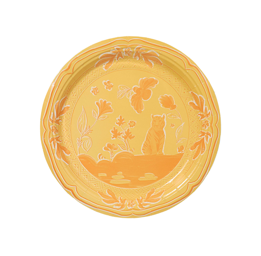 Yellow Tiger Dessert Collegiate Paper Plates