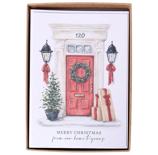 Watercolor Door Large Boxed Cards