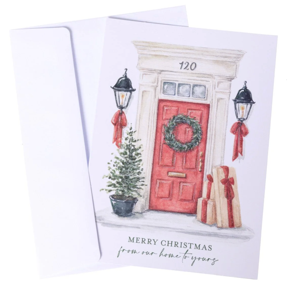 Watercolor Door Large Boxed Cards