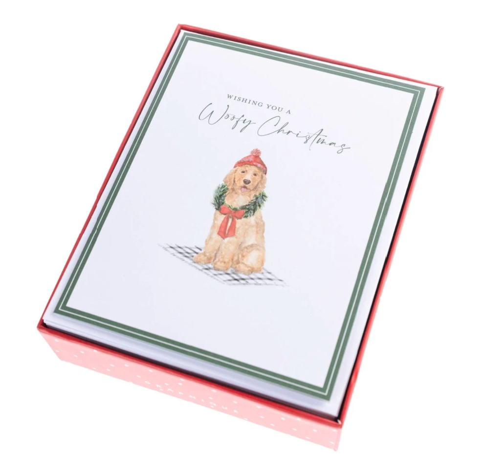 Watercolor Doodle Boxed Cards