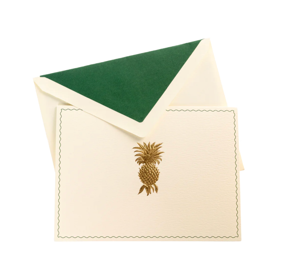 La Petite Presse Pineapple Boxed Correspondence Notes