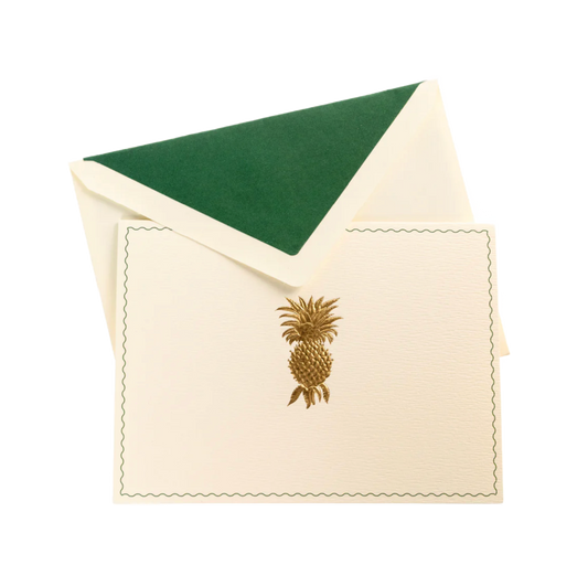 La Petite Presse Pineapple Boxed Correspondence Notes
