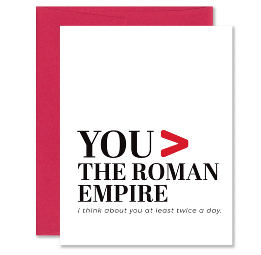 Roman Empire Greeting Card
