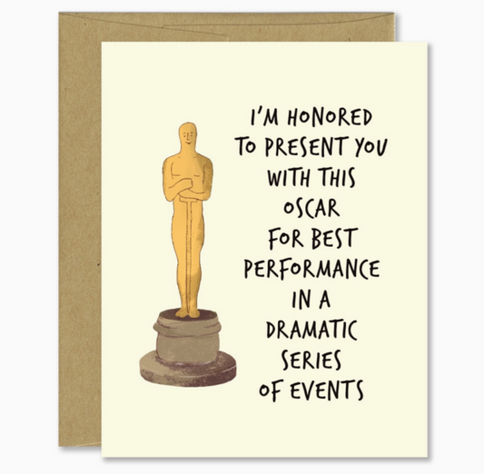 Oscar Greeting Card