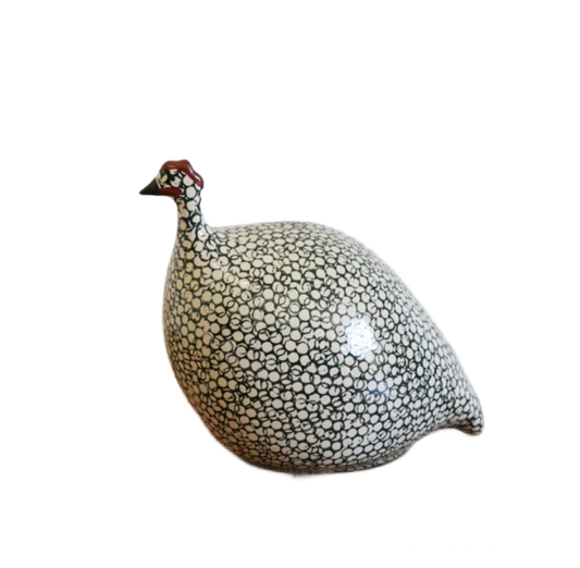Medium White Spotted Green Guinea Fowl