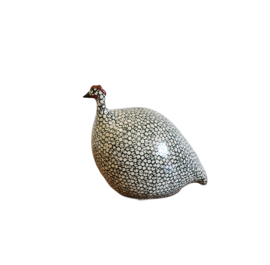 Small White Spotted Green Guinea Fowl