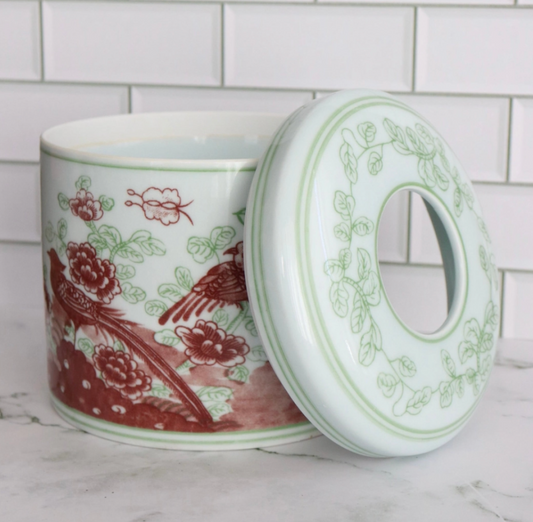 Green and Red Tissue Vessel