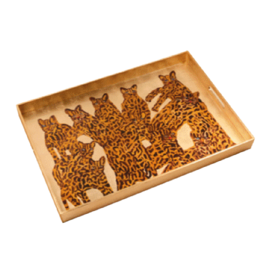 Hunt Slonem | Ocelot Queen Tray