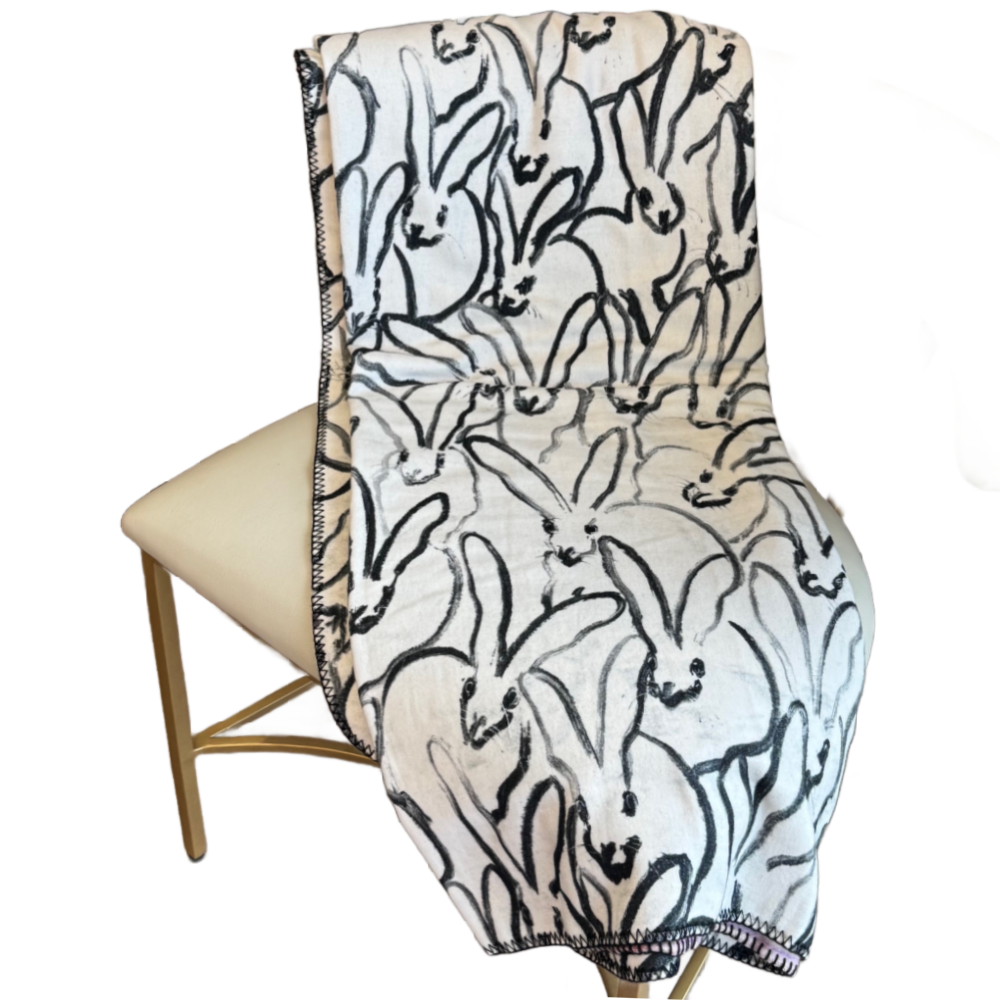 Hunt Slonem | Bunny Blanket