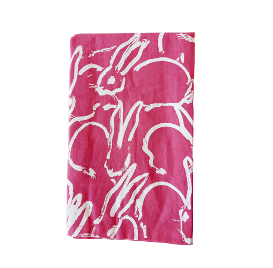 Hunt Slonem | Fluffle Pink Tea Towel