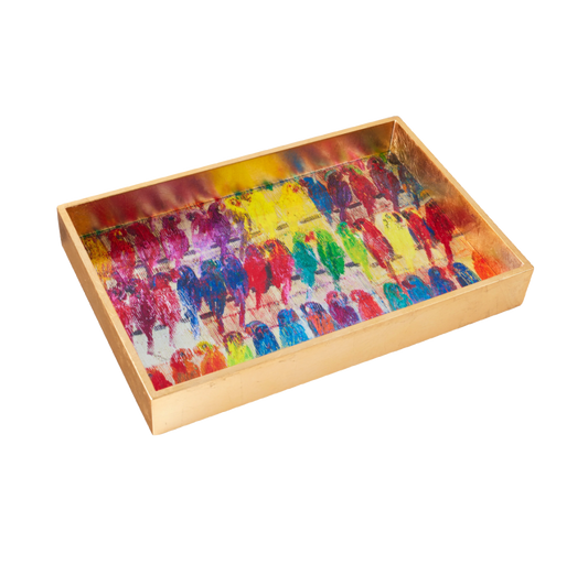 Hunt Slonem | Lories Vanity Tray