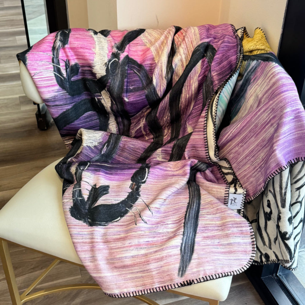 Hunt Slonem | Bunny Blanket