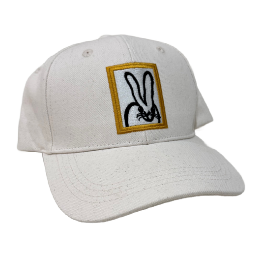 Hunt Slonem | White Bunny Baller Cap