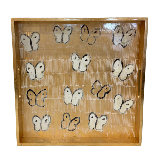 Hunt Slonem | White Ascension Tray (Autographed)
