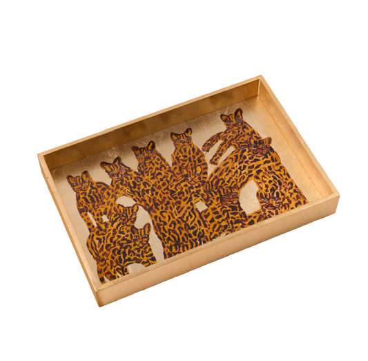 Hunt Slonem | Ocelot Vanity Tray