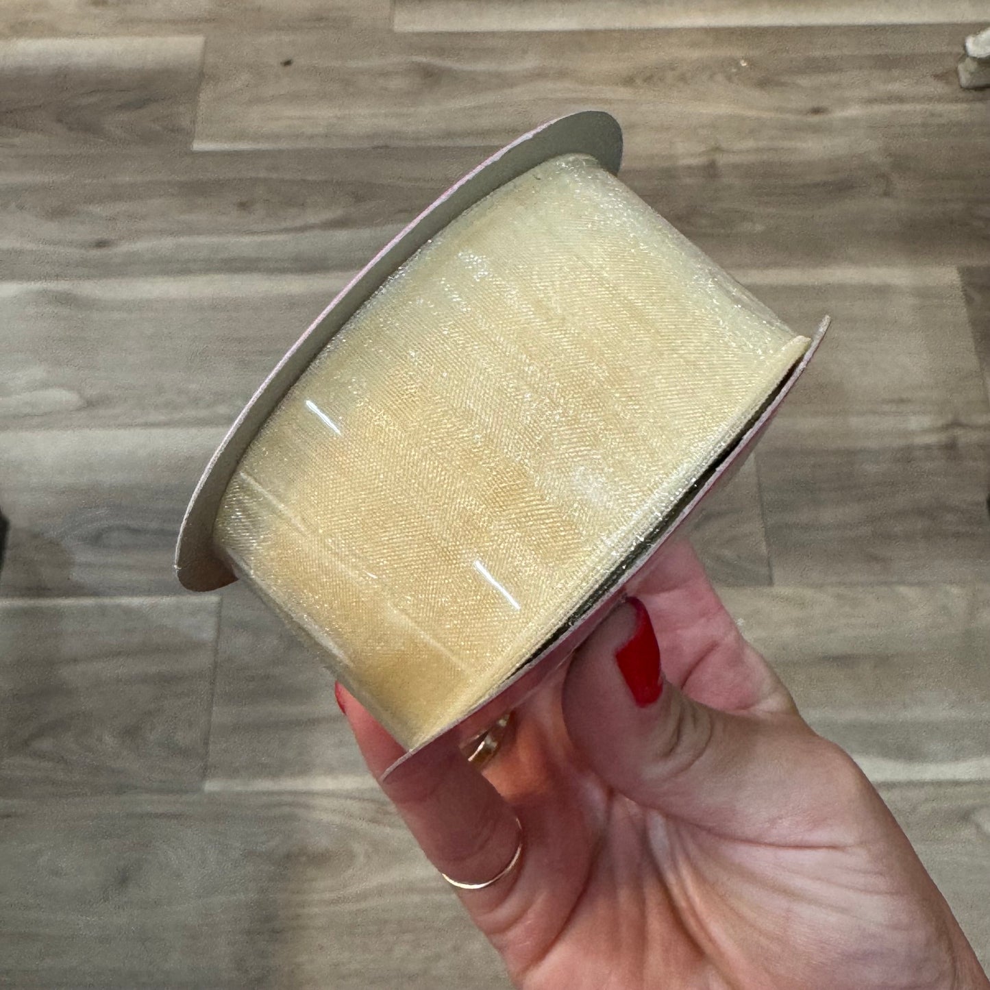 Ivory Sheer Ribbon