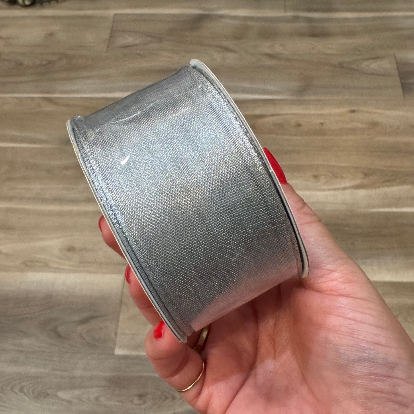 Silver Sheer Ribbon