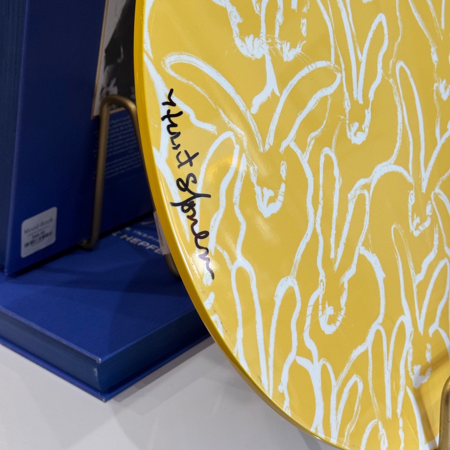 Hunt Slonem | Yellow Lacquer Mat - Autographed