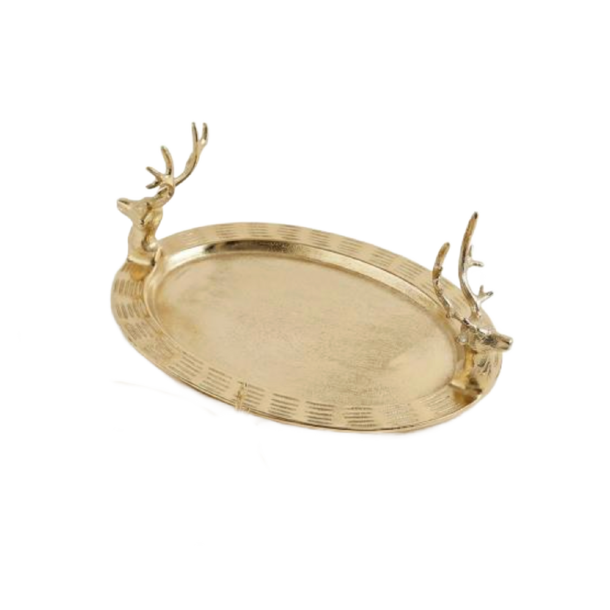 Lrg Reindeer Handle Tray