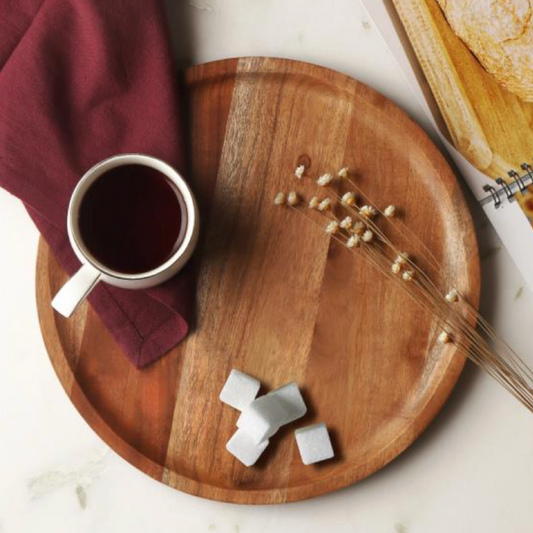 Round Wood Board