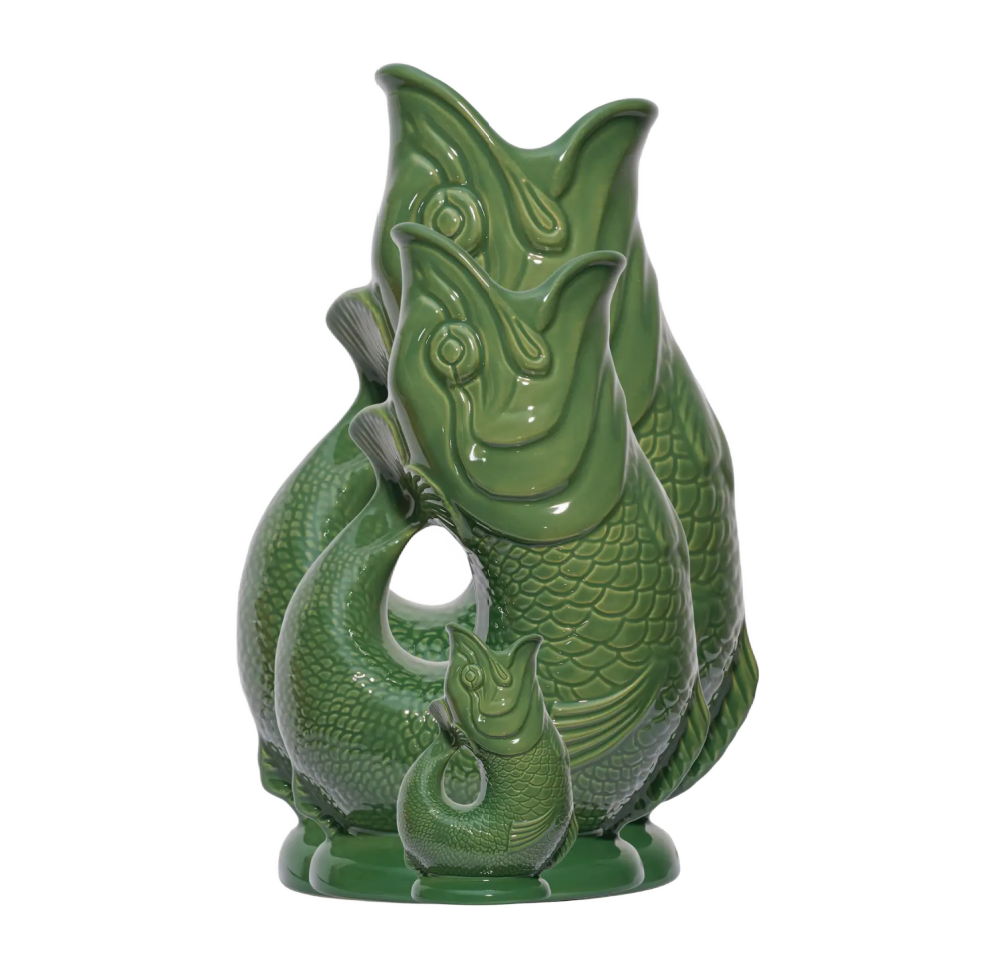 Mini Green Gluggle Jug