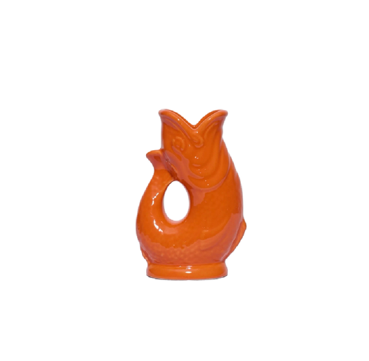 Mini Orange Gluggle Jug