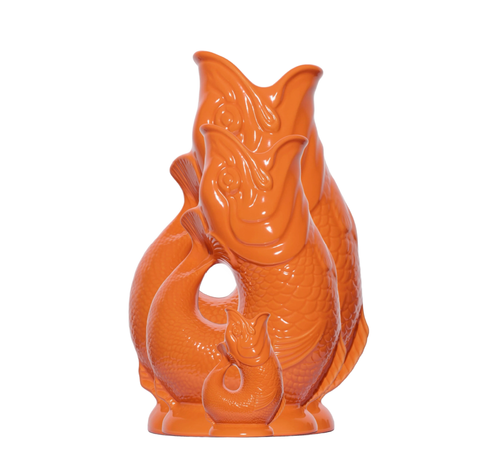 Mini Orange Gluggle Jug