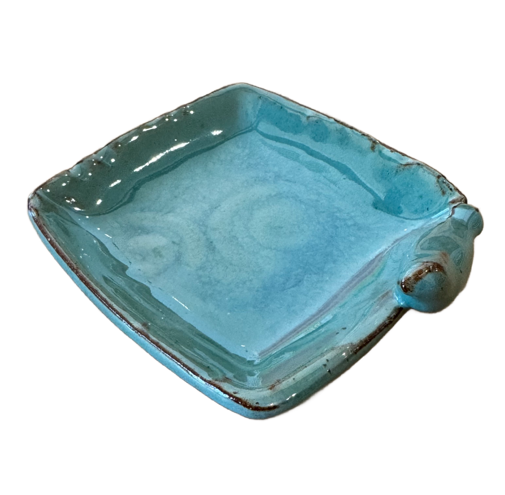 Small Blue Bird Ceramic Dish