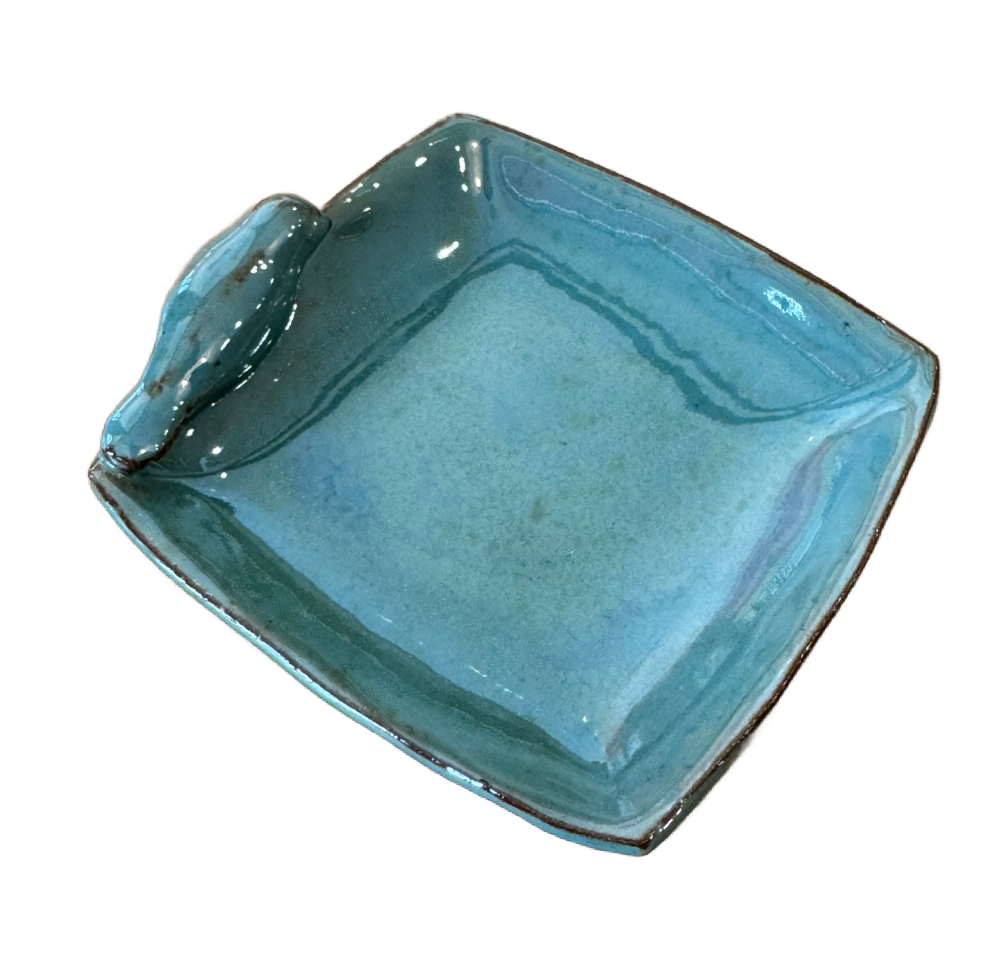 Small Blue Bird Ceramic Dish