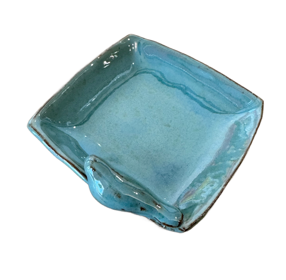 Small Blue Bird Ceramic Dish