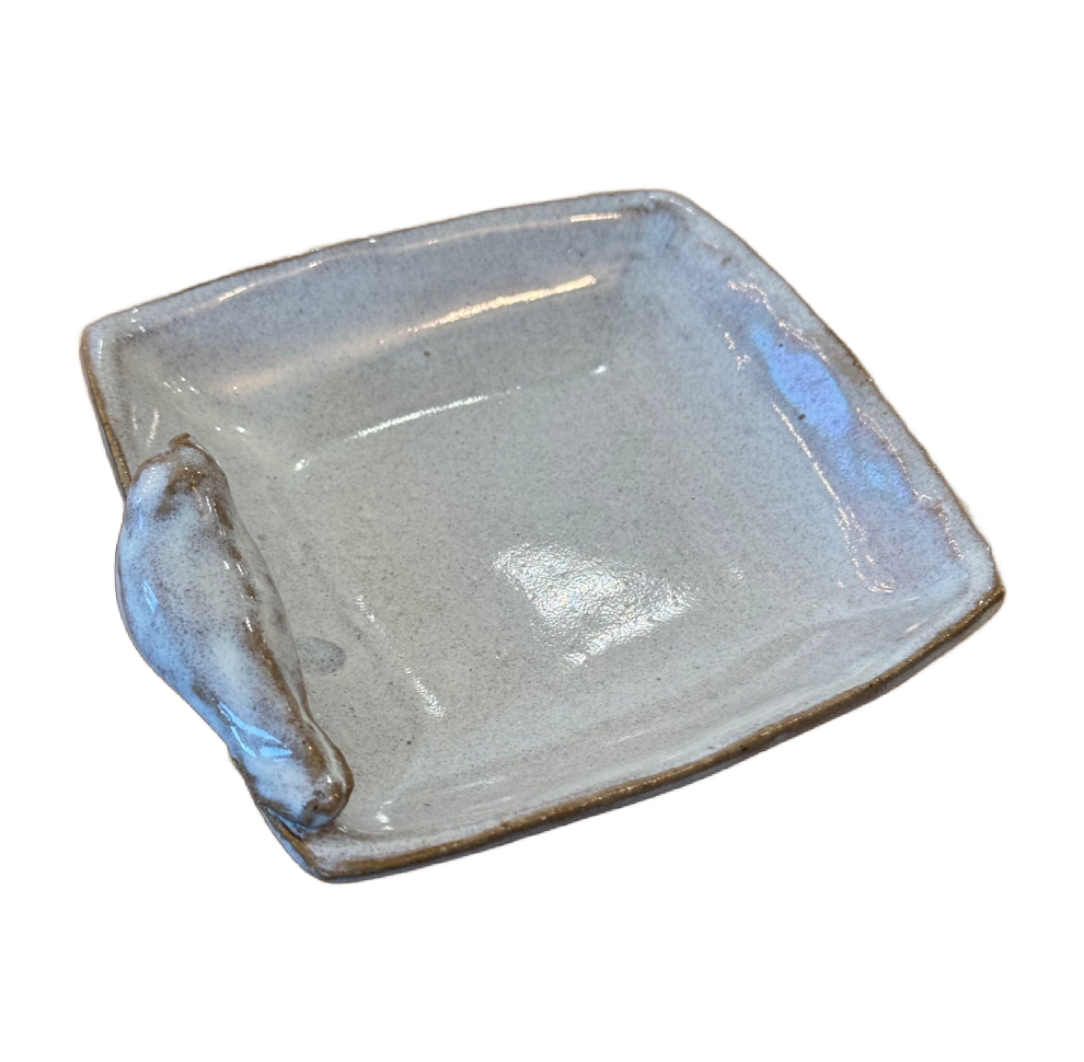 Small White Bird Ceramic Dish